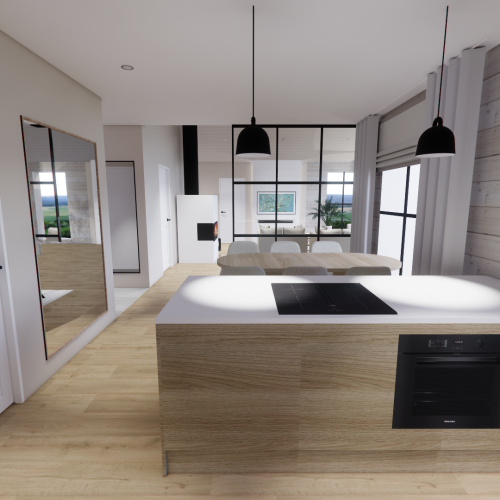 Sisustussuunnittelu Keittiö. Saija Köresaar Design.