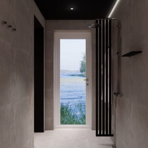 SIsustussuunnittelu Kylpyhuone. Saija Köresaar Design.